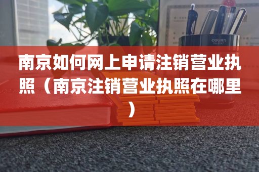 南京如何网上申请注销营业执照（南京注销营业执照在哪里）
