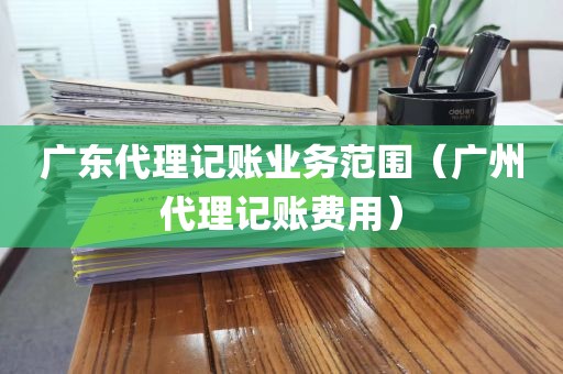 广东代理记账业务范围（广州代理记账费用）
