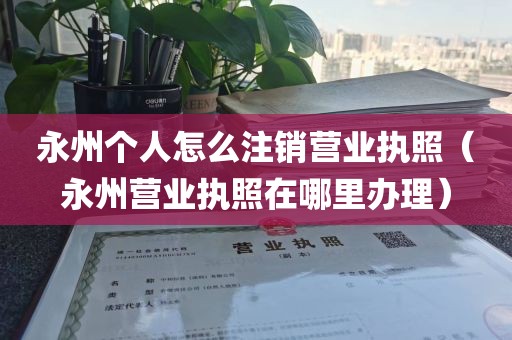 永州个人怎么注销营业执照（永州营业执照在哪里办理）