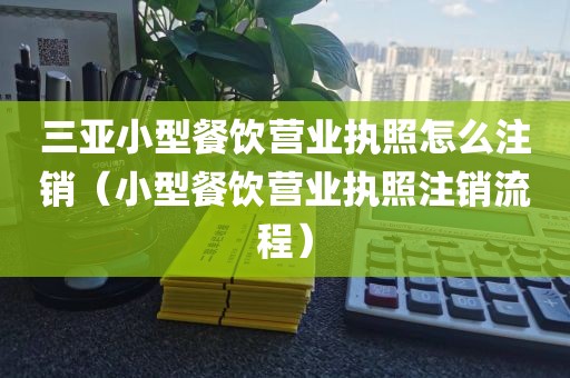 三亚小型餐饮营业执照怎么注销（小型餐饮营业执照注销流程）