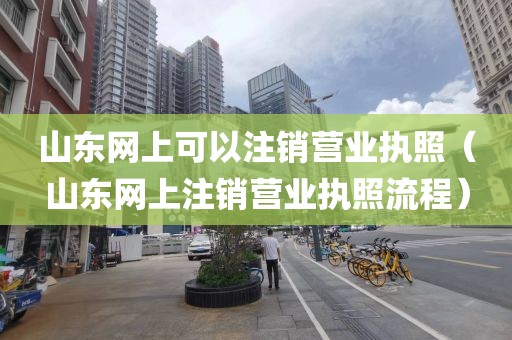 山东网上可以注销营业执照（山东网上注销营业执照流程）