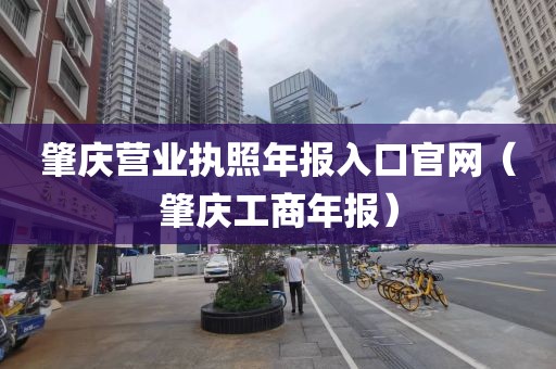 肇庆营业执照年报入口官网（肇庆工商年报）