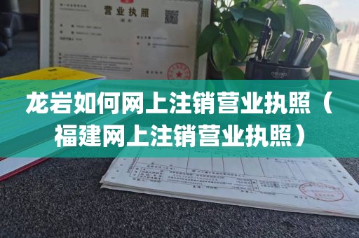龙岩如何网上注销营业执照（福建网上注销营业执照）