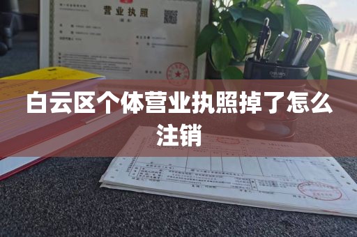 白云区个体营业执照掉了怎么注销