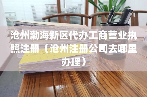 沧州渤海新区代办工商营业执照注册（沧州注册公司去哪里办理）