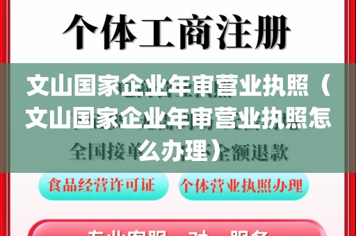 文山国家企业年审营业执照（文山国家企业年审营业执照怎么办理）