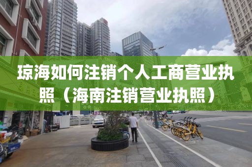 琼海如何注销个人工商营业执照（海南注销营业执照）