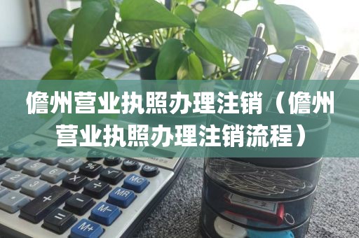 儋州营业执照办理注销（儋州营业执照办理注销流程）