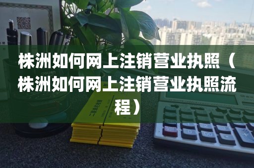 株洲如何网上注销营业执照（株洲如何网上注销营业执照流程）