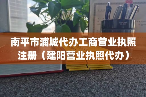 南平市浦城代办工商营业执照注册（建阳营业执照代办）
