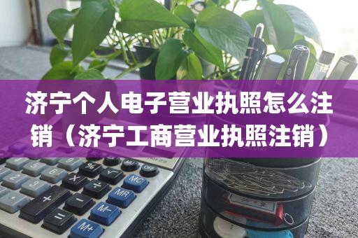 济宁个人电子营业执照怎么注销（济宁工商营业执照注销）