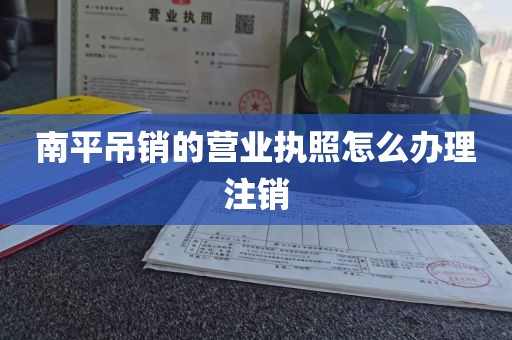 南平吊销的营业执照怎么办理注销