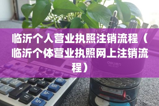 临沂个人营业执照注销流程（临沂个体营业执照网上注销流程）