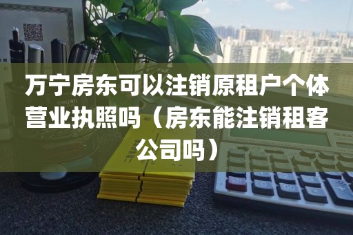 万宁房东可以注销原租户个体营业执照吗（房东能注销租客公司吗）