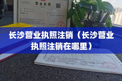 长沙营业执照注销(长沙营业执照注销在哪里)
