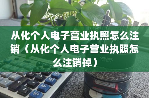 从化个人电子营业执照怎么注销（从化个人电子营业执照怎么注销掉）