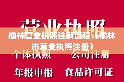 榆林营业执照注销流程（榆林市营业执照注册）