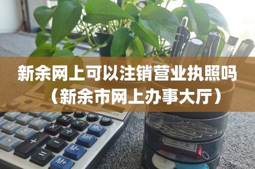 新余网上可以注销营业执照吗（新余市网上办事大厅）