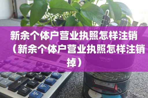 新余个体户营业执照怎样注销(新余个体户营业执照怎样注销掉)