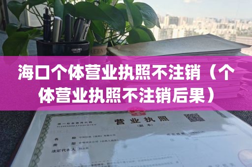 海口个体营业执照不注销（个体营业执照不注销后果）