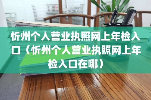 忻州个人营业执照网上年检入口（忻州个人营业执照网上年检入口在哪）