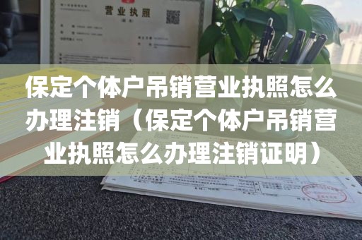 保定个体户吊销营业执照怎么办理注销（保定个体户吊销营业执照怎么办理注销证明）