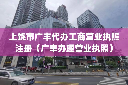 上饶市广丰代办工商营业执照注册(广丰办理营业执照)