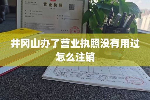 井冈山办了营业执照没有用过怎么注销