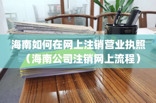海南如何在网上注销营业执照（海南公司注销网上流程）