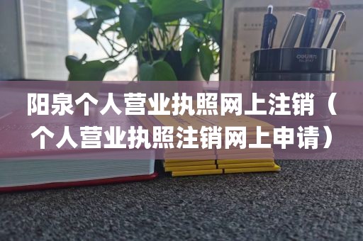 阳泉个人营业执照网上注销(个人营业执照注销网上申请)
