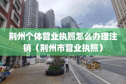 荆州个体营业执照怎么办理注销（荆州市营业执照）