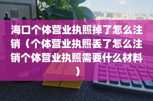 海口个体营业执照掉了怎么注销（个体营业执照丢了怎么注销个体营业执照需要什么材料）
