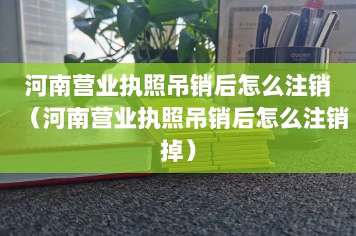 河南营业执照吊销后怎么注销（河南营业执照吊销后怎么注销掉）