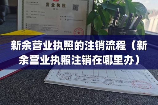 新余营业执照的注销流程（新余营业执照注销在哪里办）
