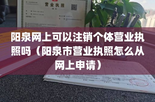 阳泉网上可以注销个体营业执照吗（阳泉市营业执照怎么从网上申请）