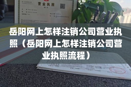 岳阳网上怎样注销公司营业执照（岳阳网上怎样注销公司营业执照流程）