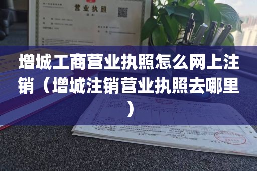 增城工商营业执照怎么网上注销（增城注销营业执照去哪里）