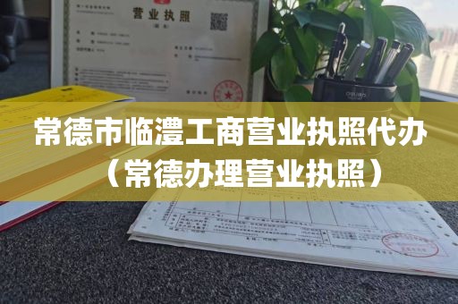 常德市临澧工商营业执照代办（常德办理营业执照）