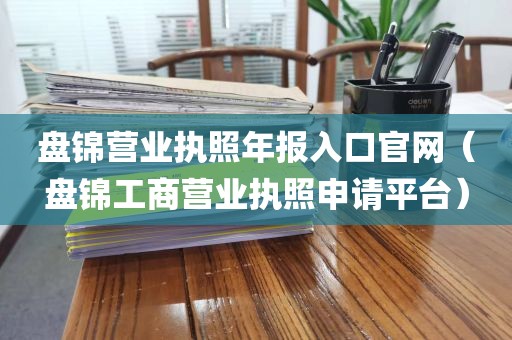 盘锦营业执照年报入口官网（盘锦工商营业执照申请平台）