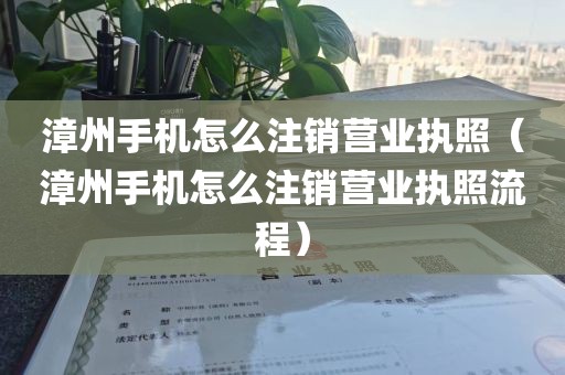 漳州手机怎么注销营业执照（漳州手机怎么注销营业执照流程）