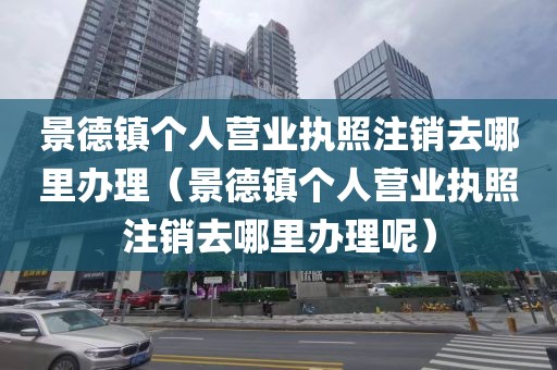 景德镇个人营业执照注销去哪里办理（景德镇个人营业执照注销去哪里办理呢）