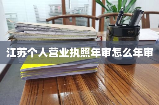 江苏个人营业执照年审怎么年审