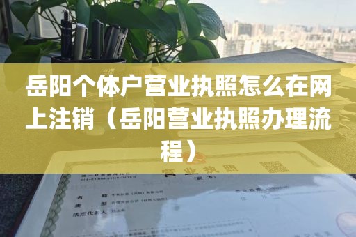 岳阳个体户营业执照怎么在网上注销（岳阳营业执照办理流程）