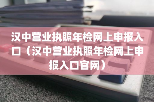 汉中营业执照年检网上申报入口（汉中营业执照年检网上申报入口官网）