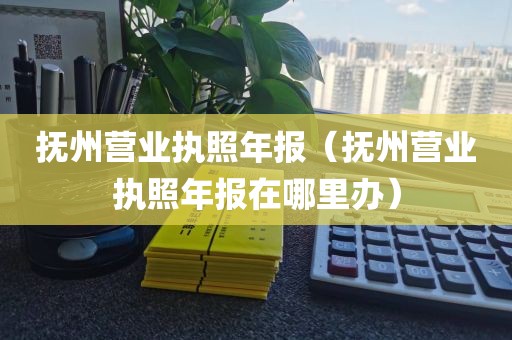 抚州营业执照年报(抚州营业执照年报在哪里办)