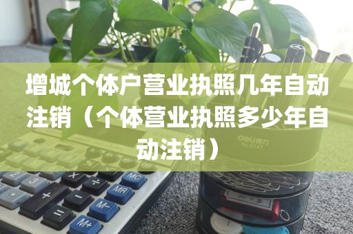 增城个体户营业执照几年自动注销(个体营业执照多少年自动注销)