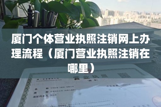厦门个体营业执照注销网上办理流程（厦门营业执照注销在哪里）