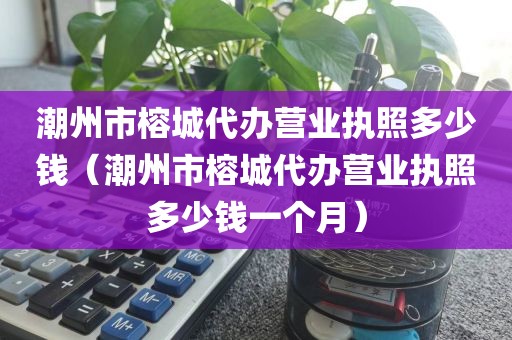 潮州市榕城代办营业执照多少钱（潮州市榕城代办营业执照多少钱一个月）