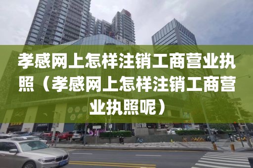 孝感网上怎样注销工商营业执照（孝感网上怎样注销工商营业执照呢）