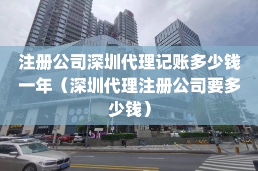 注册公司深圳代理记账多少钱一年（深圳代理注册公司要多少钱）